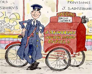 comic image of harry webb