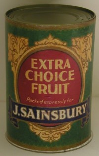 rear of the pineapple tin.