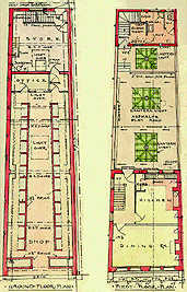 plan for 392 mare street, hackney, 1929.